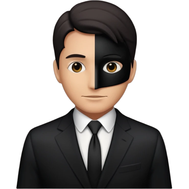 rich billionaire who wants to hide from the world, blurry face emoji