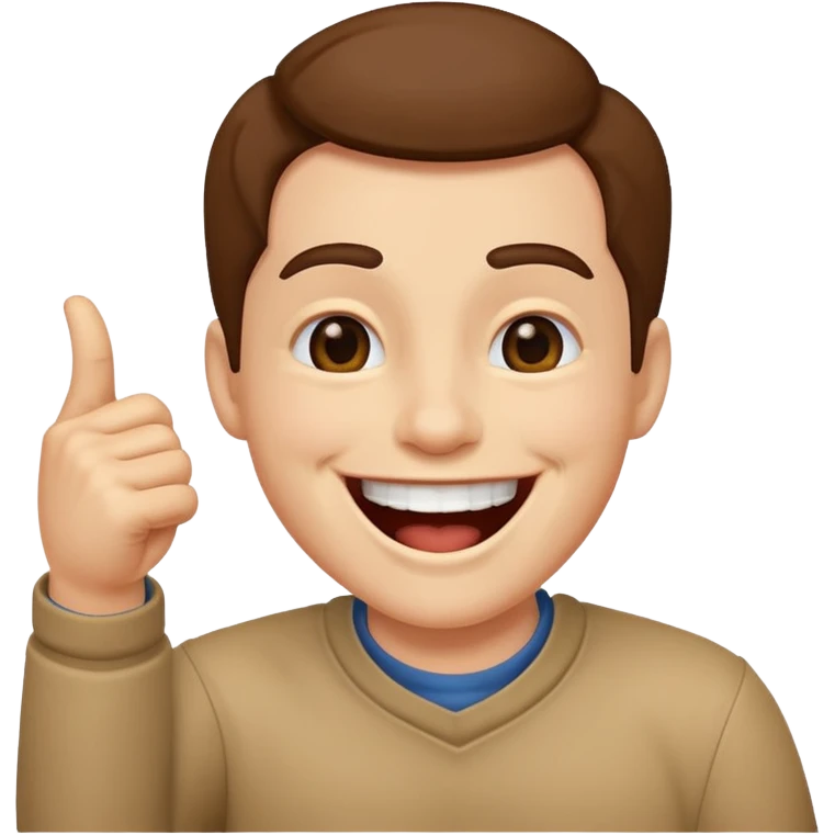 Laughing and pointing emoji