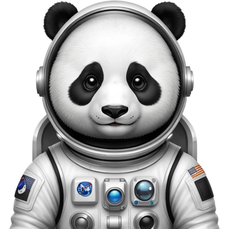 panda in space suit emoji