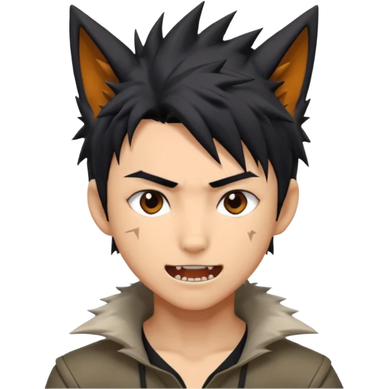 Wolf Anime Boy emoji