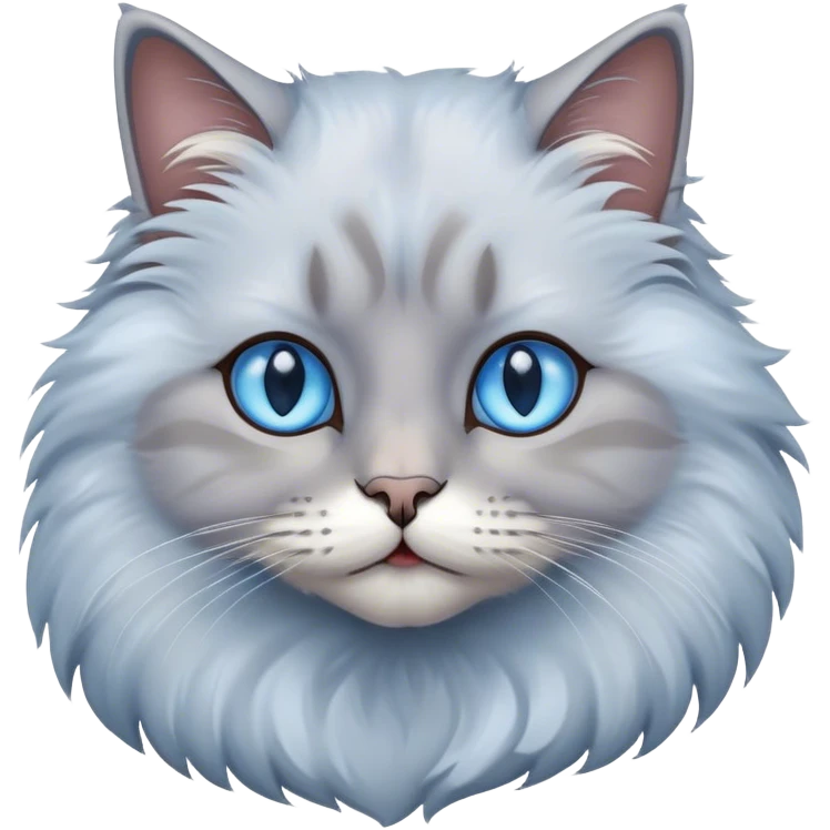 Cat getting high emoji