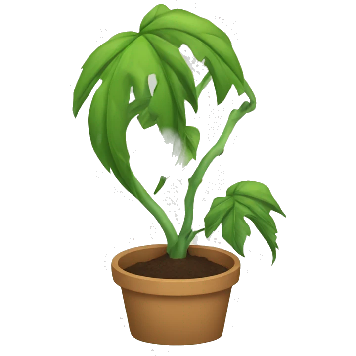 Broken plant emoji