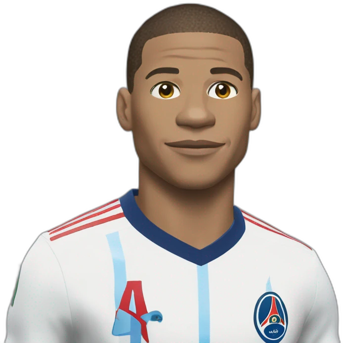 mbappé trois à zéro emoji