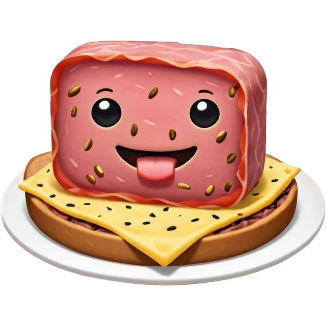 SPAM MEAT meme summer DANCE PARTY LANDSCAPE emoji