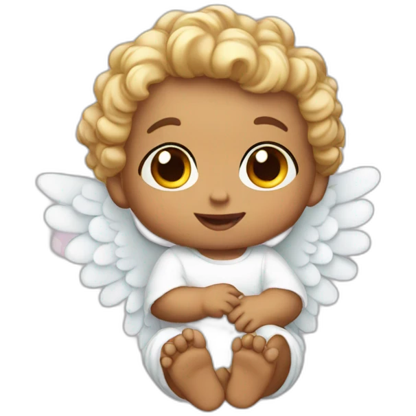 baby angel emoji