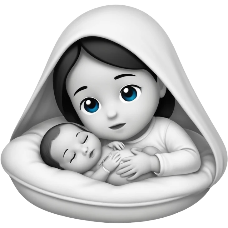 Newborn B&W Photoshoot emoji