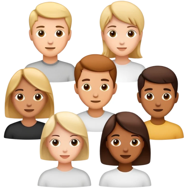 minimalist group discussion emoji