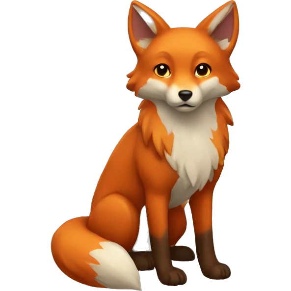 autumn fox emoji