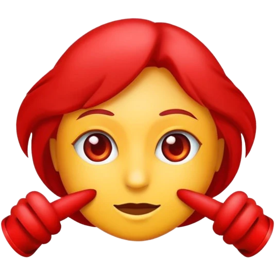 Voglio una emojie basita rossa di imbarazzo  emoji