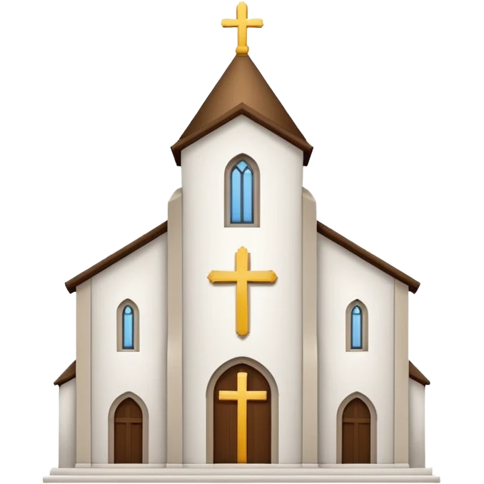 generar emoji de la oblea blanca de la iglesia que es redonda con un cruz en medio  emoji
