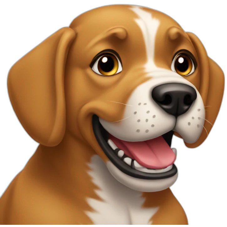 perro boxeando emoji