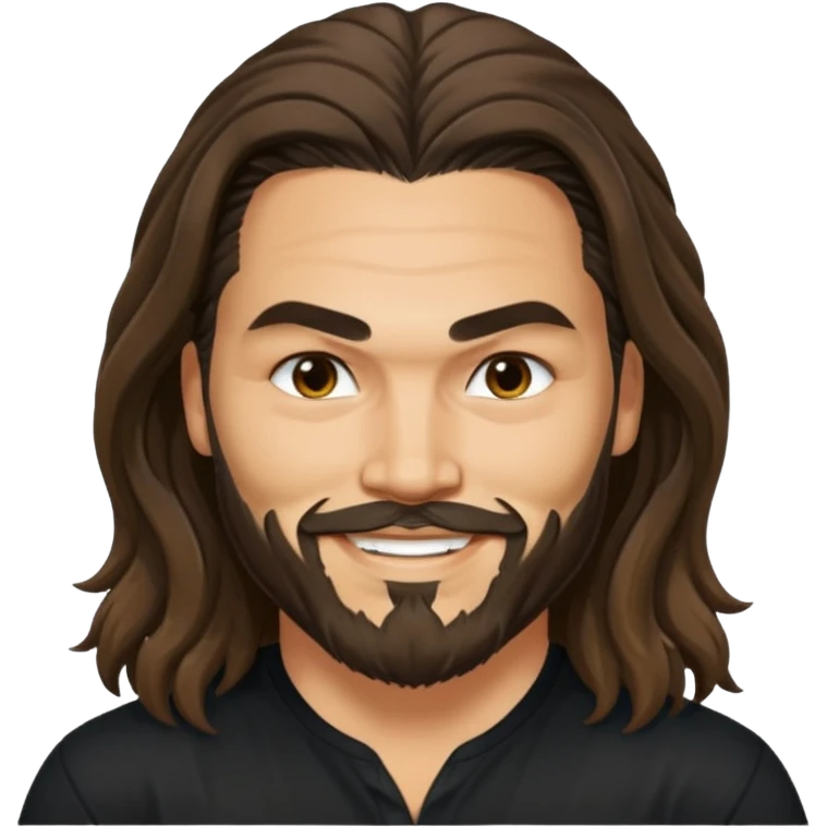 Blue eyes Jason mamoa longer hair smiling black shirt tan emoji