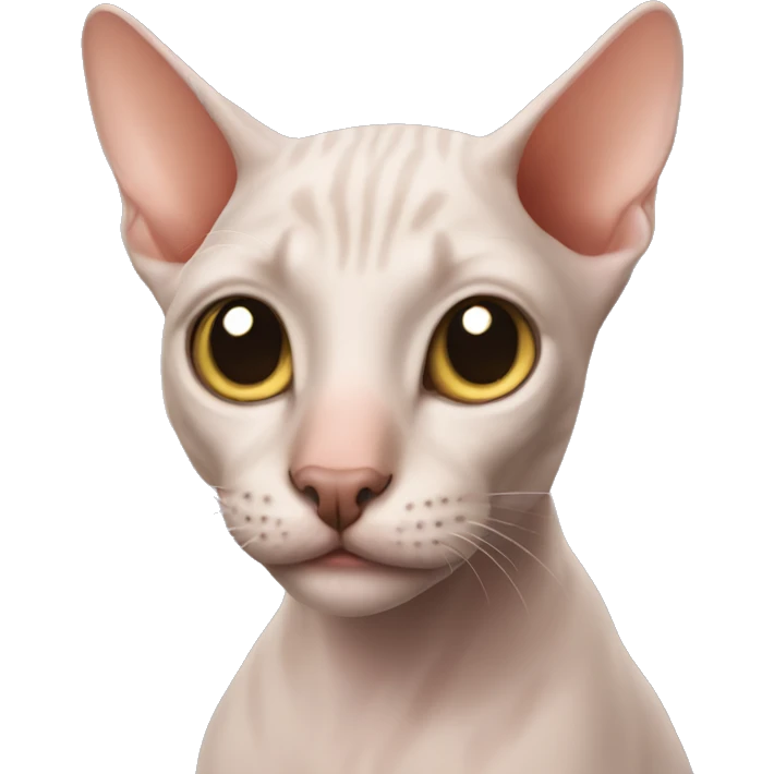 hairless cat emoji