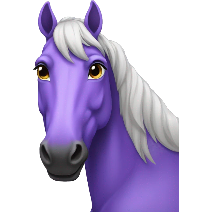 Purple horse emoji