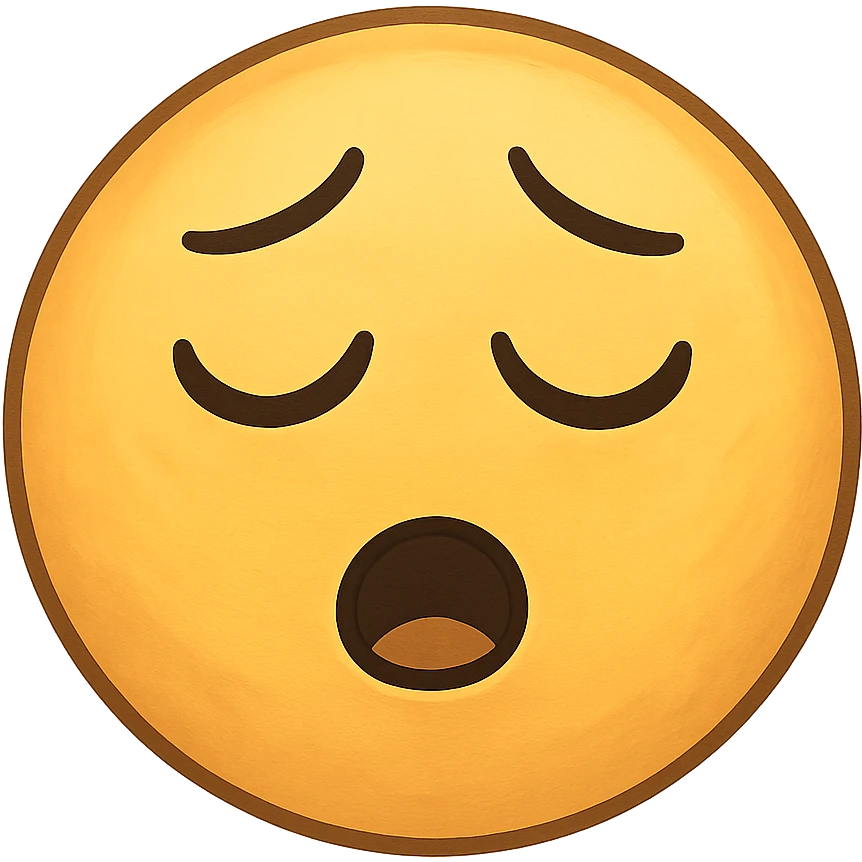 sleepy face emoji emoji