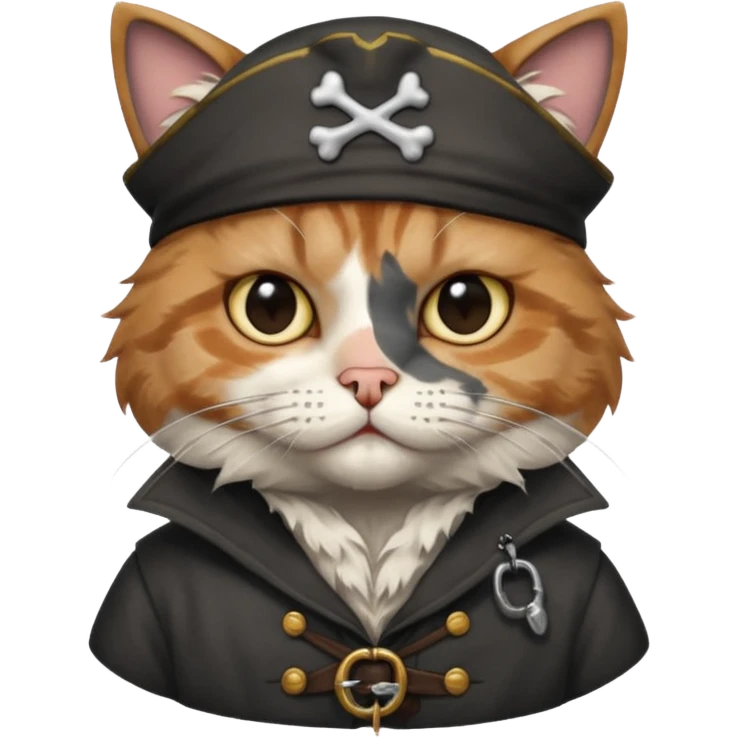 pirate cat emoji