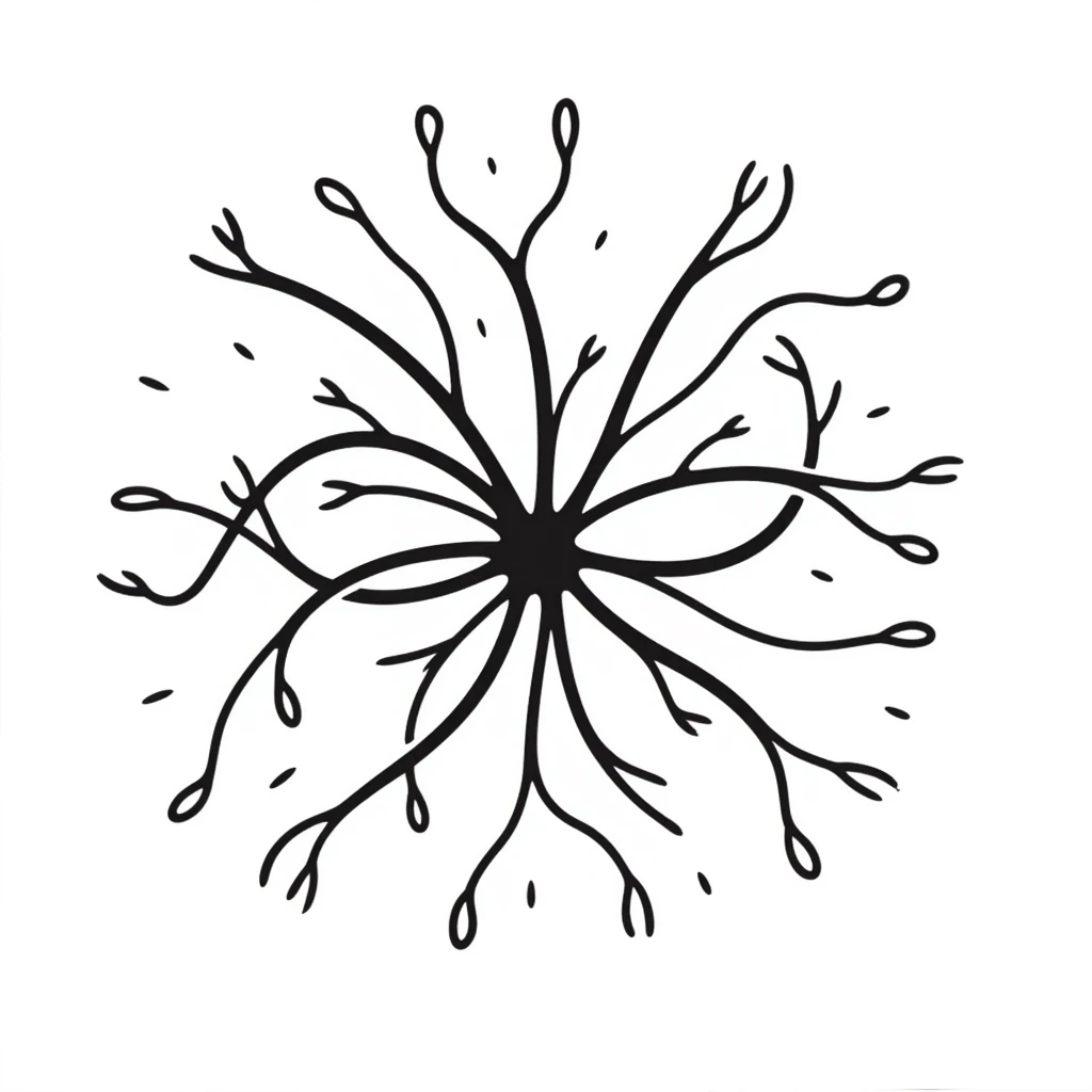 Logistic map bifurcation diagram showing chaotic behavior, mathematical graph with branching patterns emoji