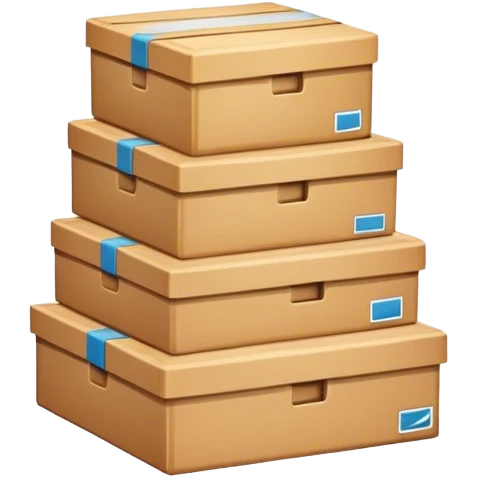 moving to another country, airplane boxes emoji