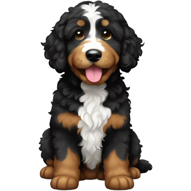 Bernedoodle emoji