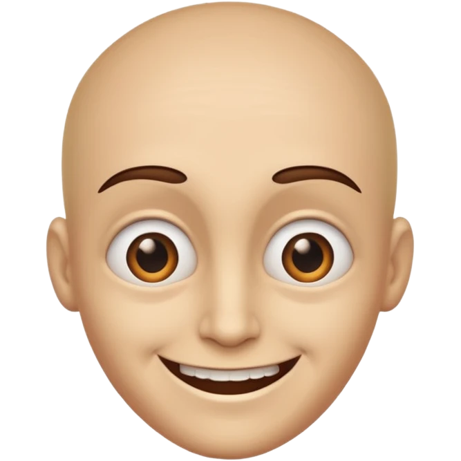 Creepy smirk with happy eyes emoji
