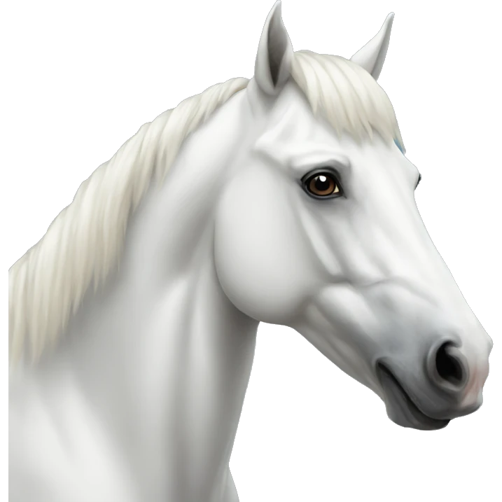 white horse emoji