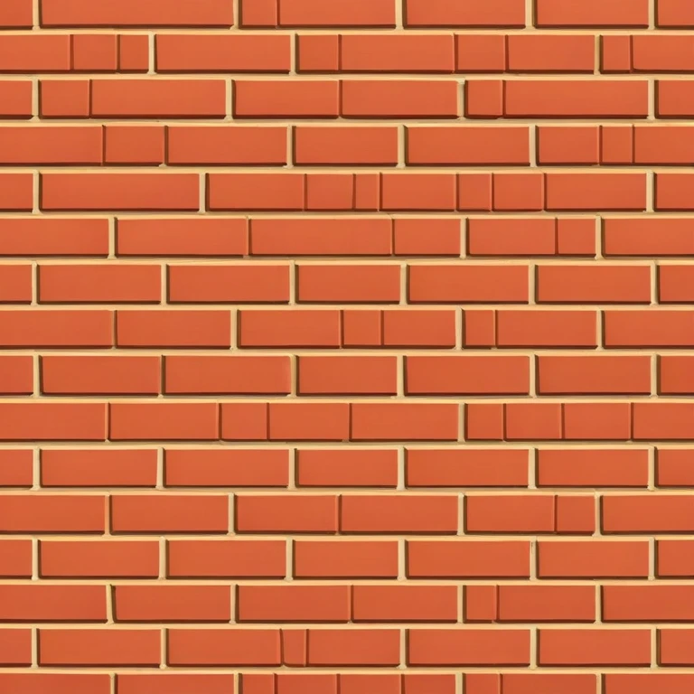 brick wall viewed from the side, perspective view emoji