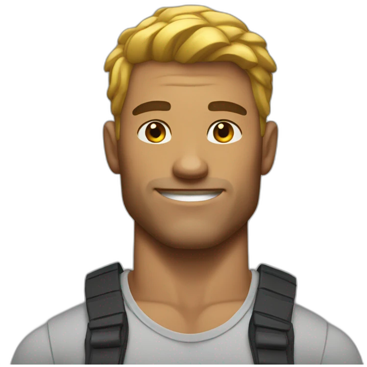 handsome men with big muscles emoji