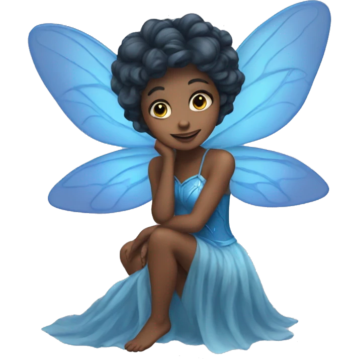 blue fairy emoji