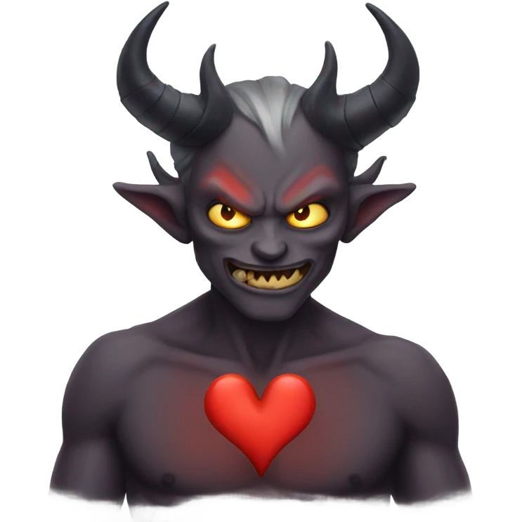 Heart demon emoji