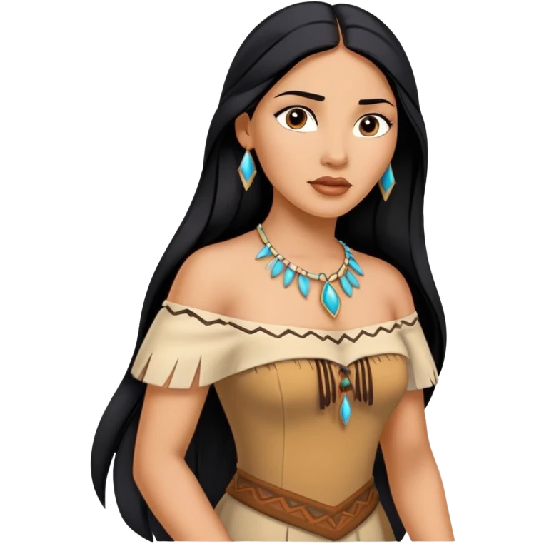 princess pocahontas  emoji
