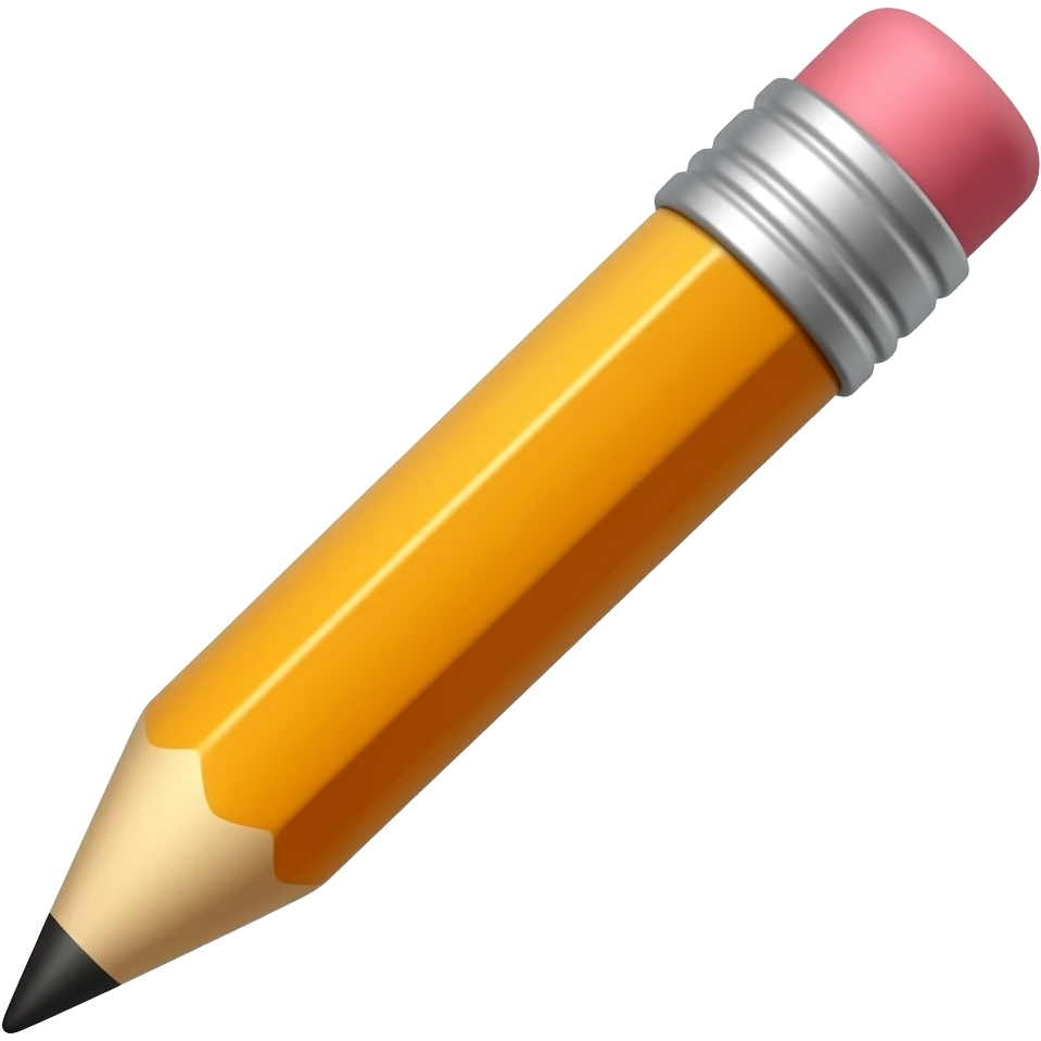 speed pencil emoji