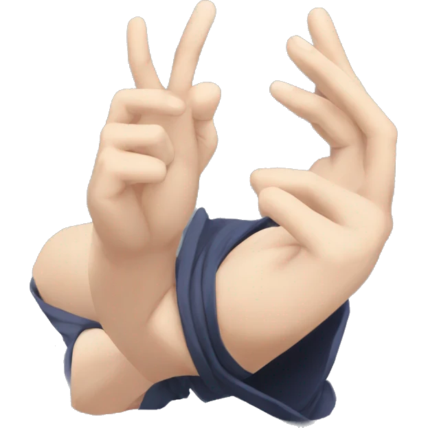 Jujutsu kaisen jogo hand sign emoji