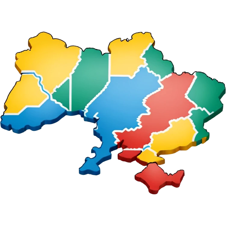 карта україни emoji