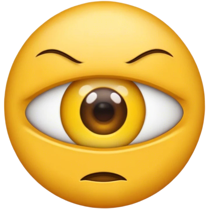 Hazme una imagen de un emoji mordiendo su dedo índice en la boca con ojos provocativos  emoji