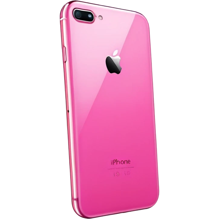 Pink iPhone 16 emoji