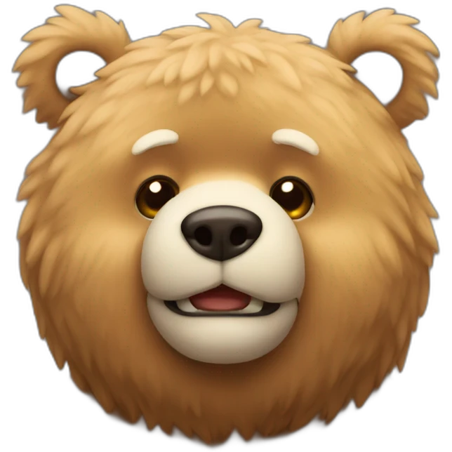 puffy bear emoji