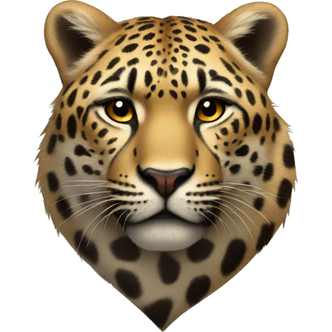 Corazón leopardo  emoji