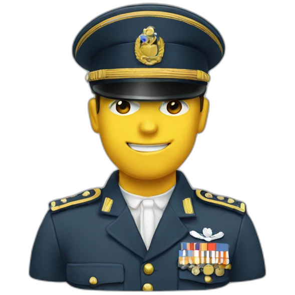 Salut militaire emoji