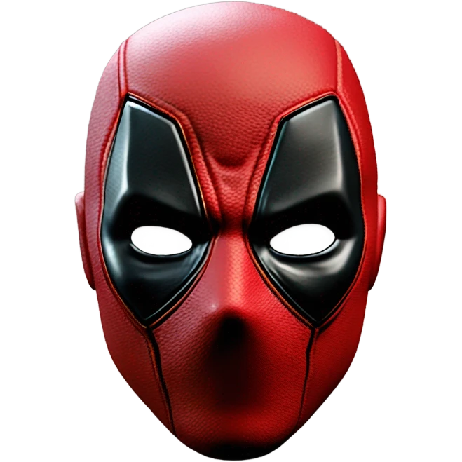 3D deadpool head emoji