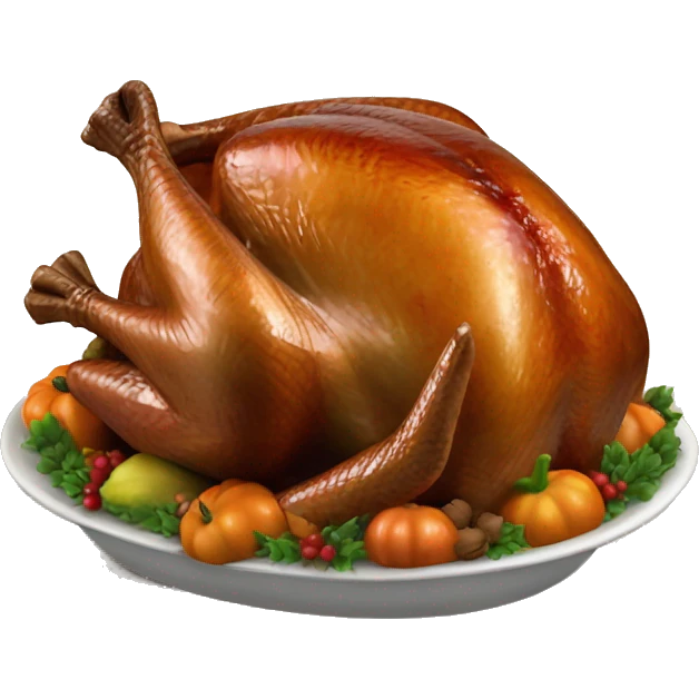 Thanksgiving turkey ￼ emoji
