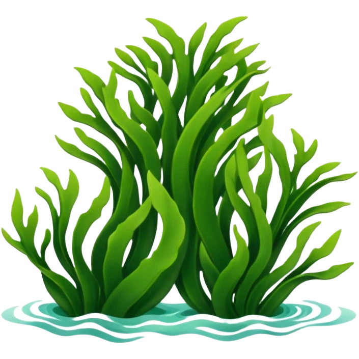 Seaweed in sea emoji