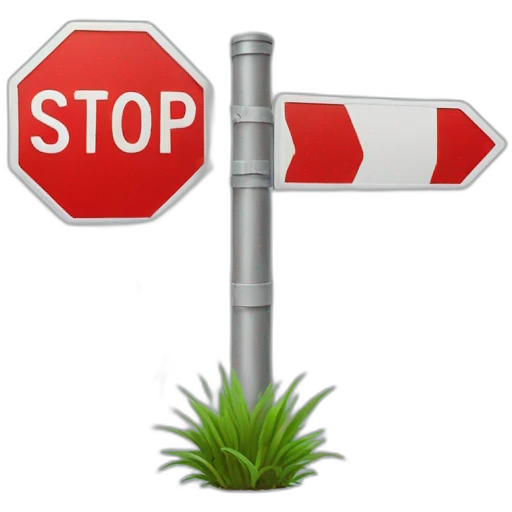 Stop sign emoji