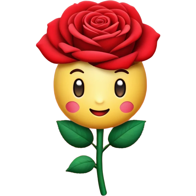 Rose toy emoji