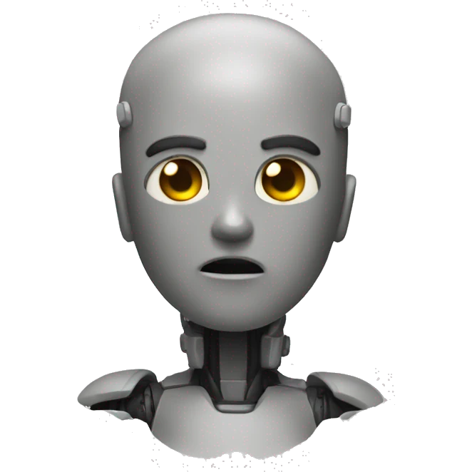 Androide gritando  emoji
