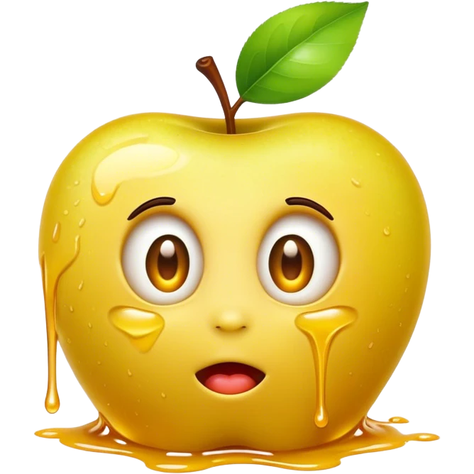Ground yellow apple emoji eyes rolling emoji