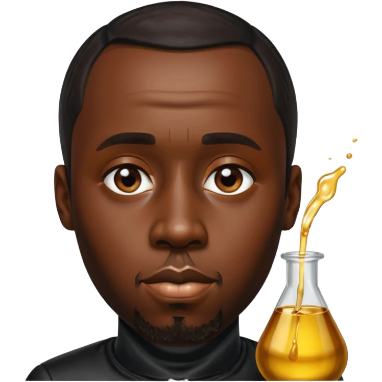 P diddy with oil
 emoji