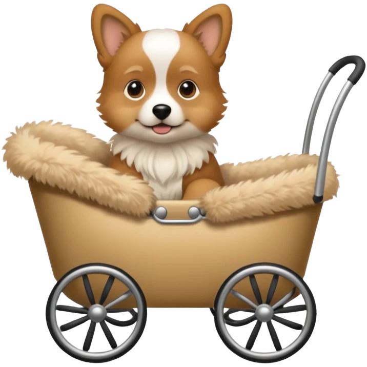 another dog in a pram emoji
