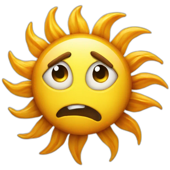sun disk angry emoji