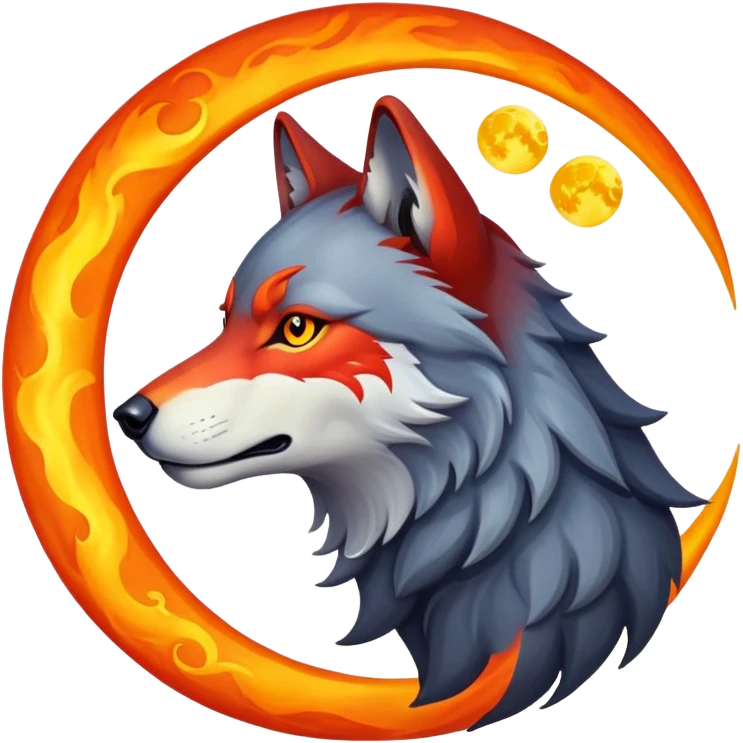 🐺❤️‍🔥🌙♾️ emoji