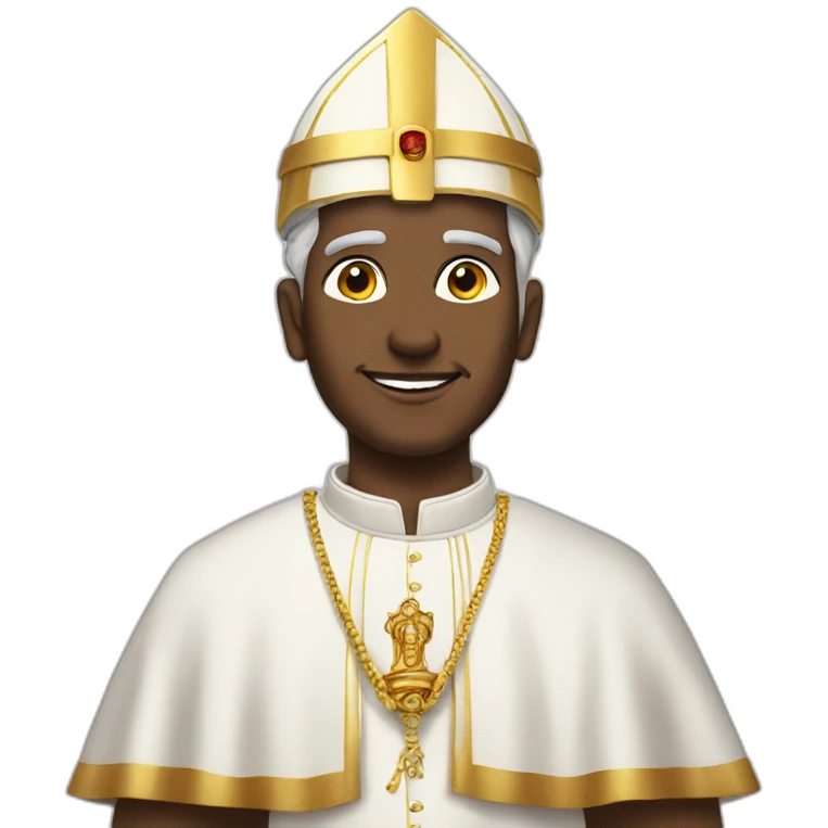 vishnu as the pope emoji